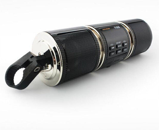 KTX-112083 Waterproof Bluetooth Motorcycle Speakers with FM Radio, USB and AUX Audio Player