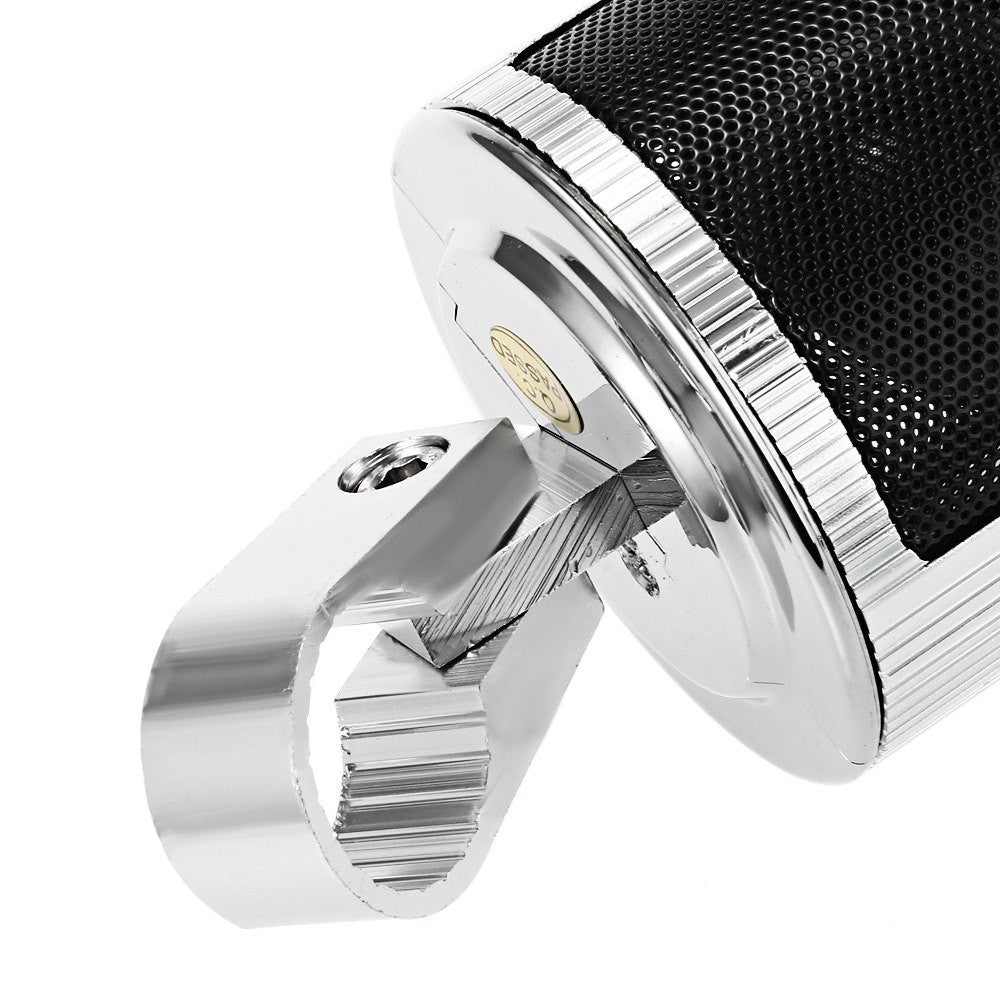 KTX-112083 Waterproof Bluetooth Motorcycle Speakers with FM Radio, USB and AUX Audio Player