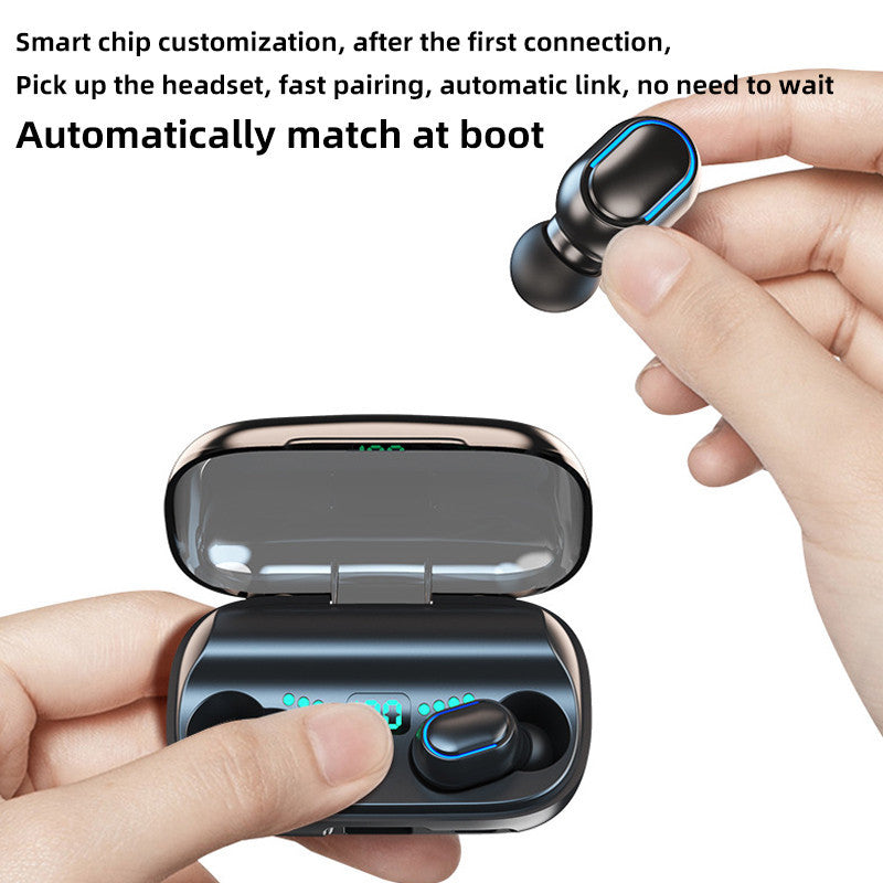 KTX-394195 Wireless Bluetooth TWS Headset with Charging Case and Long Battery Life