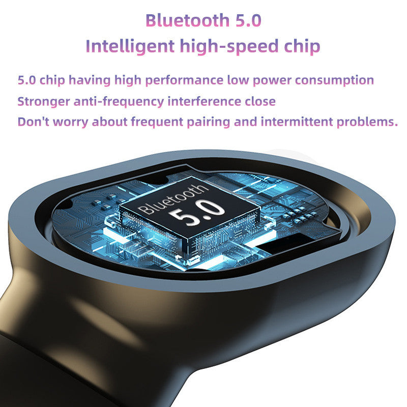 KTX-394195 Wireless Bluetooth TWS Headset with Charging Case and Long Battery Life
