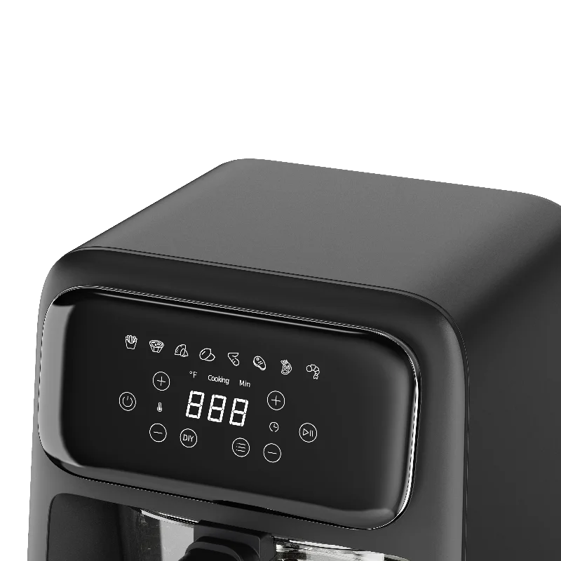KTX-630867 Digital Touch Control Air Fryer for Healthy Cooking, 4L Capacity with Presets for French Fries and Chicken