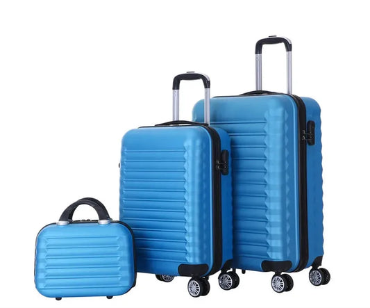 KTX-060115 4-Piece Universal Trolley Suitcase Set with 12/20/24/28 Inch Wheels for Travel