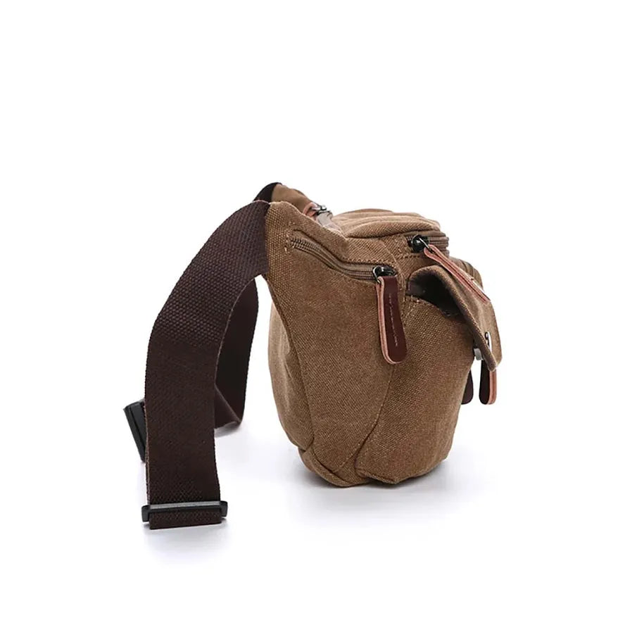 KTX-910419 Multifunctional Canvas Waist Bag for Work and Travel