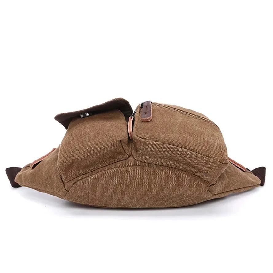 KTX-910419 Multifunctional Canvas Waist Bag for Work and Travel