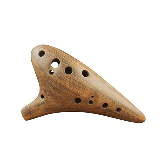 KTX-813651 Elegant Retro Ocarina with Bass Playing Feature