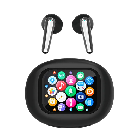 KTX-346899 True Wireless In-Ear Sport Earbuds with LED Touch Screen and Digital Battery Indicator, JL Chipset for Gaming and Travel