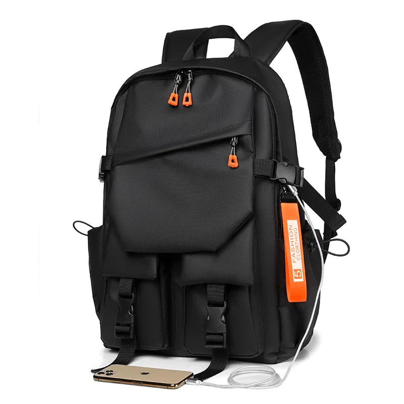 KTX-772947 Large Capacity 17 Inch Polyester Travel Backpack for Men and College Students