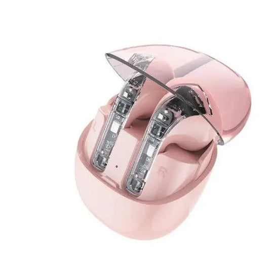 KTX-181907 Transparent Wireless Bluetooth In-Ear Headset with High Sound Quality and LED Battery Indicator