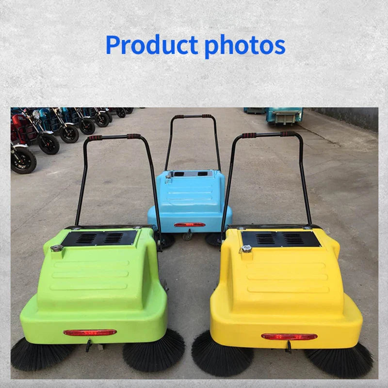 KTX-470483 Electric Hand Push Floor Sweeper for Commercial and Outdoor Use