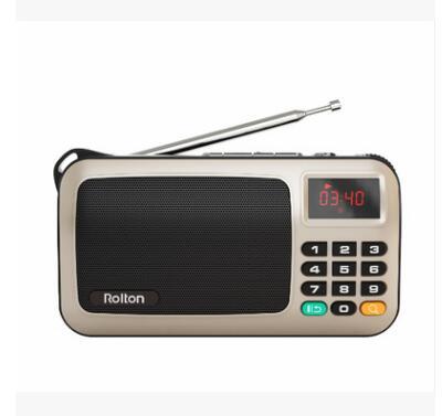 KTX-889619 Compact FM Radio Bluetooth Speaker with MP3 Player and LED Display