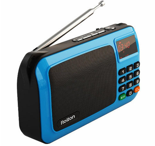 KTX-889619 Compact FM Radio Bluetooth Speaker with MP3 Player and LED Display