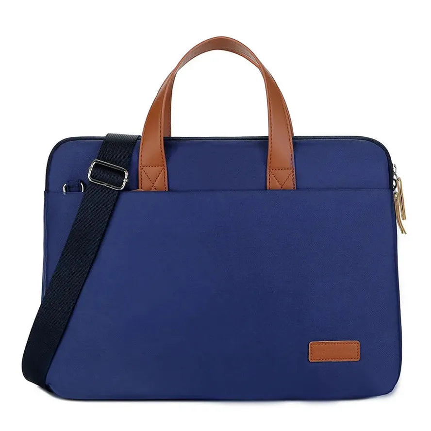 KTX-416787 Custom Logo Unisex Shockproof Polyester Briefcase for Laptops and Computers