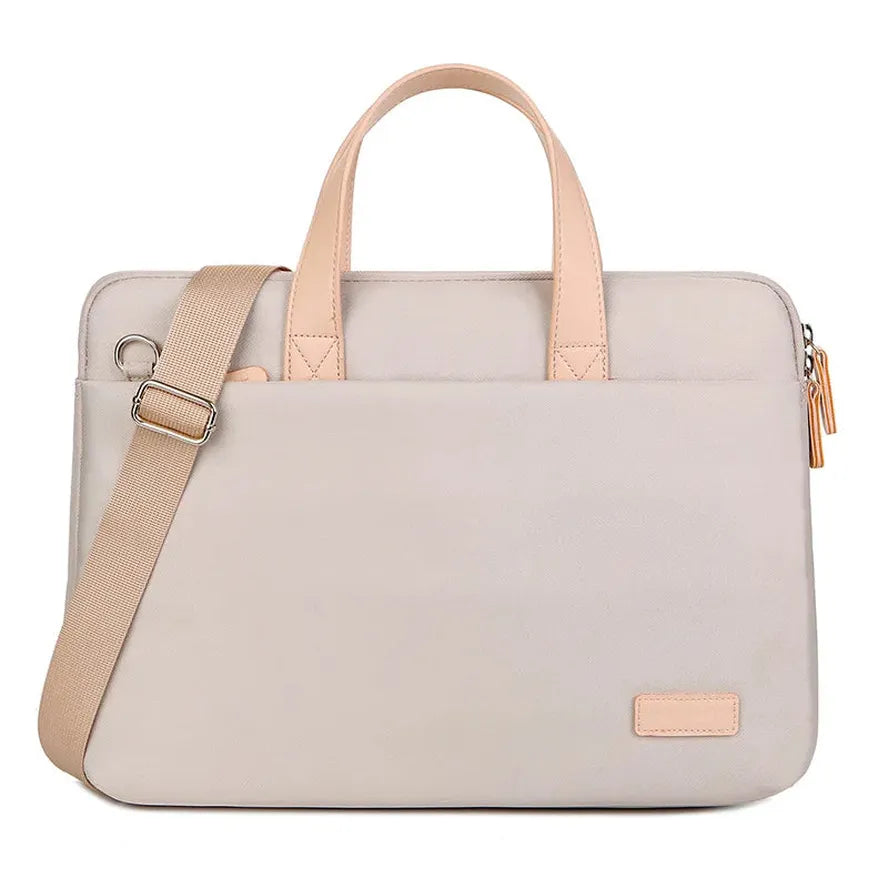 KTX-416787 Custom Logo Unisex Shockproof Polyester Briefcase for Laptops and Computers