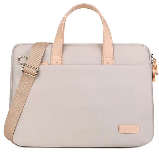 KTX-416787 Custom Logo Unisex Shockproof Polyester Briefcase for Laptops and Computers