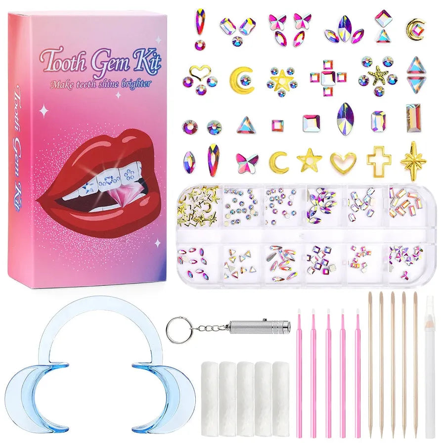 JMT-576778 Gold Tooth Gem Kit for Professional Tooth Decoration