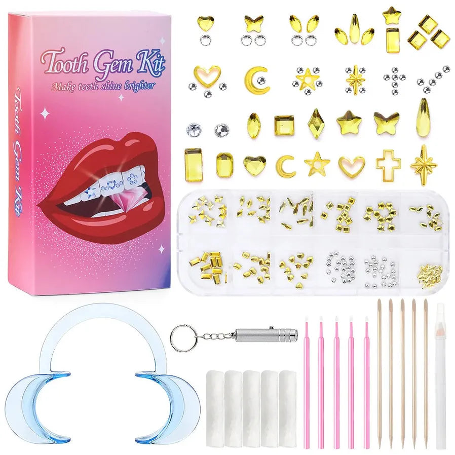 JMT-576778 Gold Tooth Gem Kit for Professional Tooth Decoration