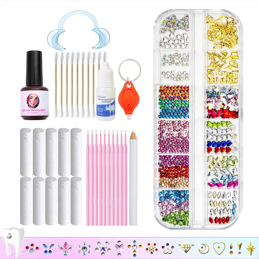 JMT-576778 Gold Tooth Gem Kit for Professional Tooth Decoration