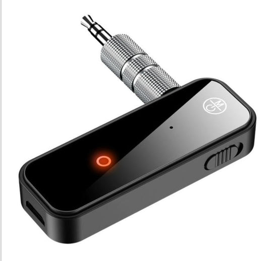 KTX-131859 Bluetooth 5.0 Audio Adapter for 3.5mm AUX - Receiver for Car, Computer, TV, Projector