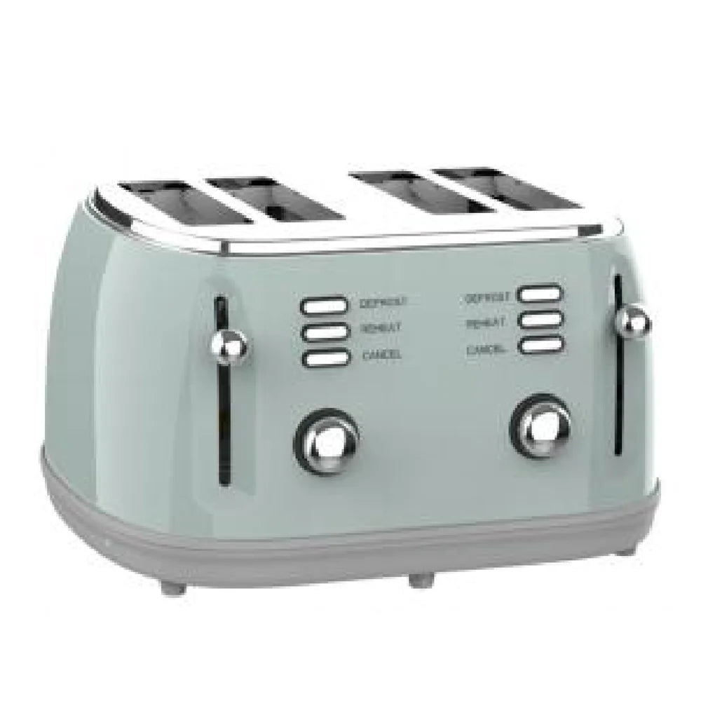 KTX-946515 2-Slice Toaster with Time Watch LED Display and Auto Power Cut Off, Removable Crumb Tray, Black