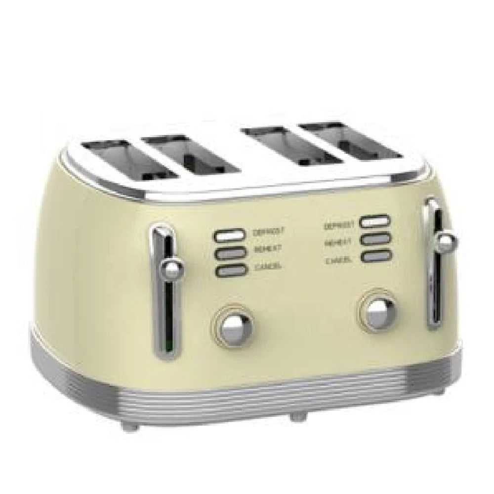 KTX-946515 2-Slice Toaster with Time Watch LED Display and Auto Power Cut Off, Removable Crumb Tray, Black
