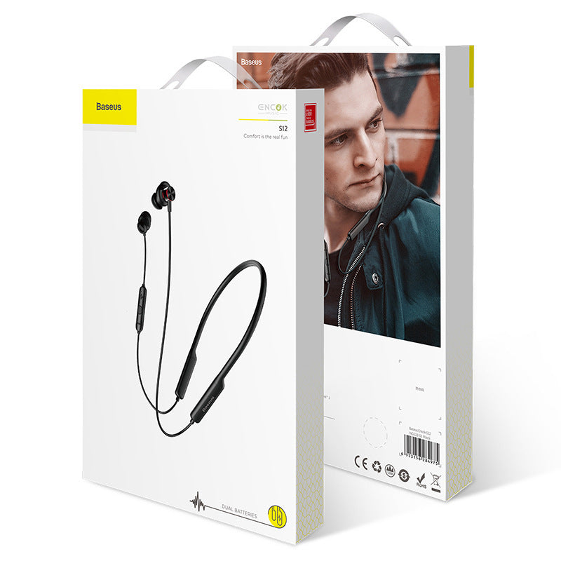 KTX-935443 Wireless Bluetooth Neck-Mounted Stereo Headset with Voice Control and Call Function