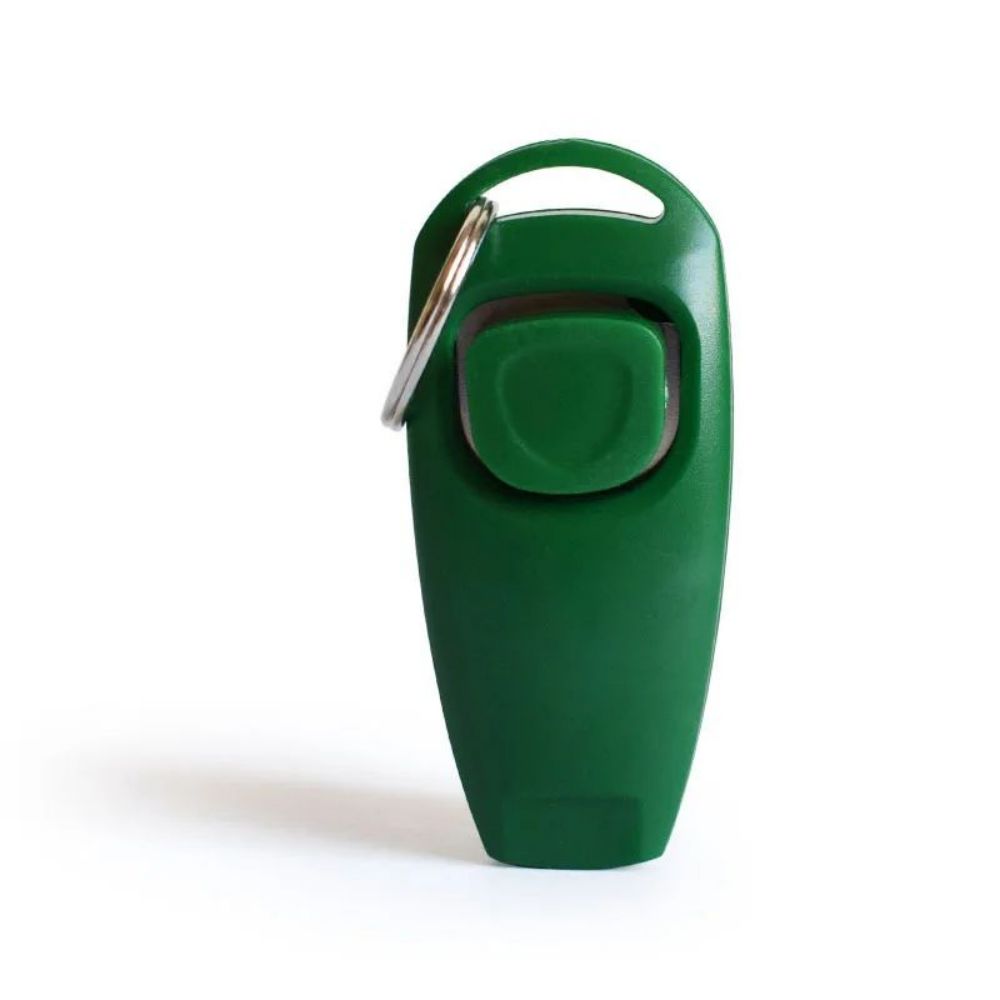 JMT-580234 Dog Training Clicker and Whistle Combo with Key Ring for Effective Puppy Training