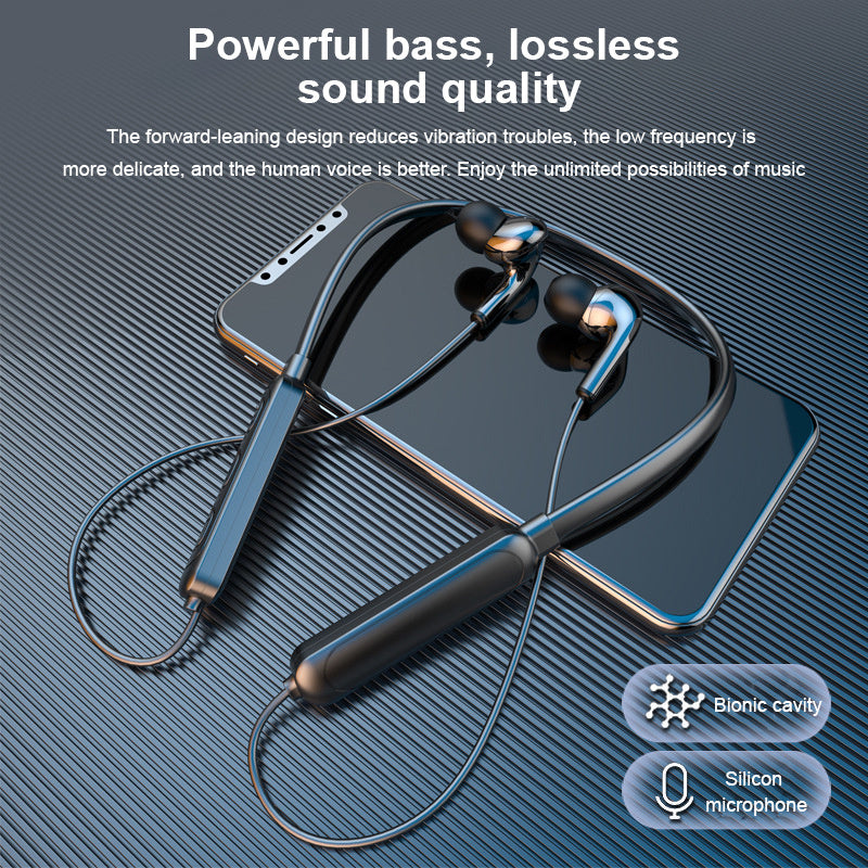 KTX-934291 Bluetooth Neck-Hanging Stereo Headset with Multi-Point Connection and Voice Control
