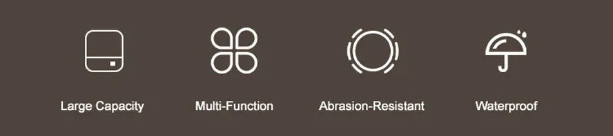 KTX-171411 Retro Waterproof Photography Backpack for Outdoor Travel and Laptop, Oil Wax Canvas Design