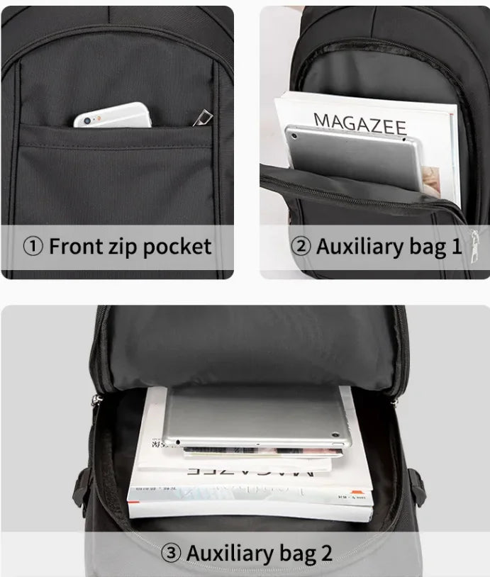 KTX-560531 Spacious Laptop Backpack for Daily Use and Travel - Versatile School Bag for Men