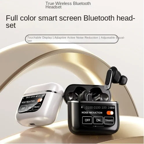 KTX-509587 Wireless Sports Headset with ANC, Long Battery Life, LED Display, Waterproof, Compatible with Android & Apple