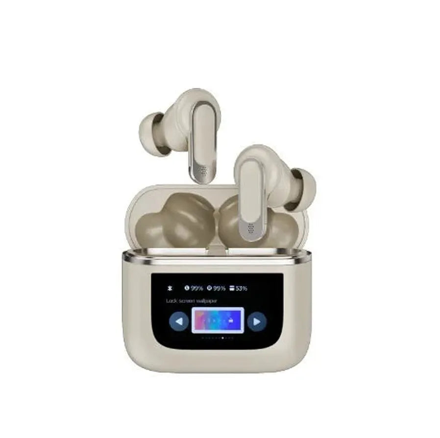 KTX-509587 Wireless Sports Headset with ANC, Long Battery Life, LED Display, Waterproof, Compatible with Android & Apple