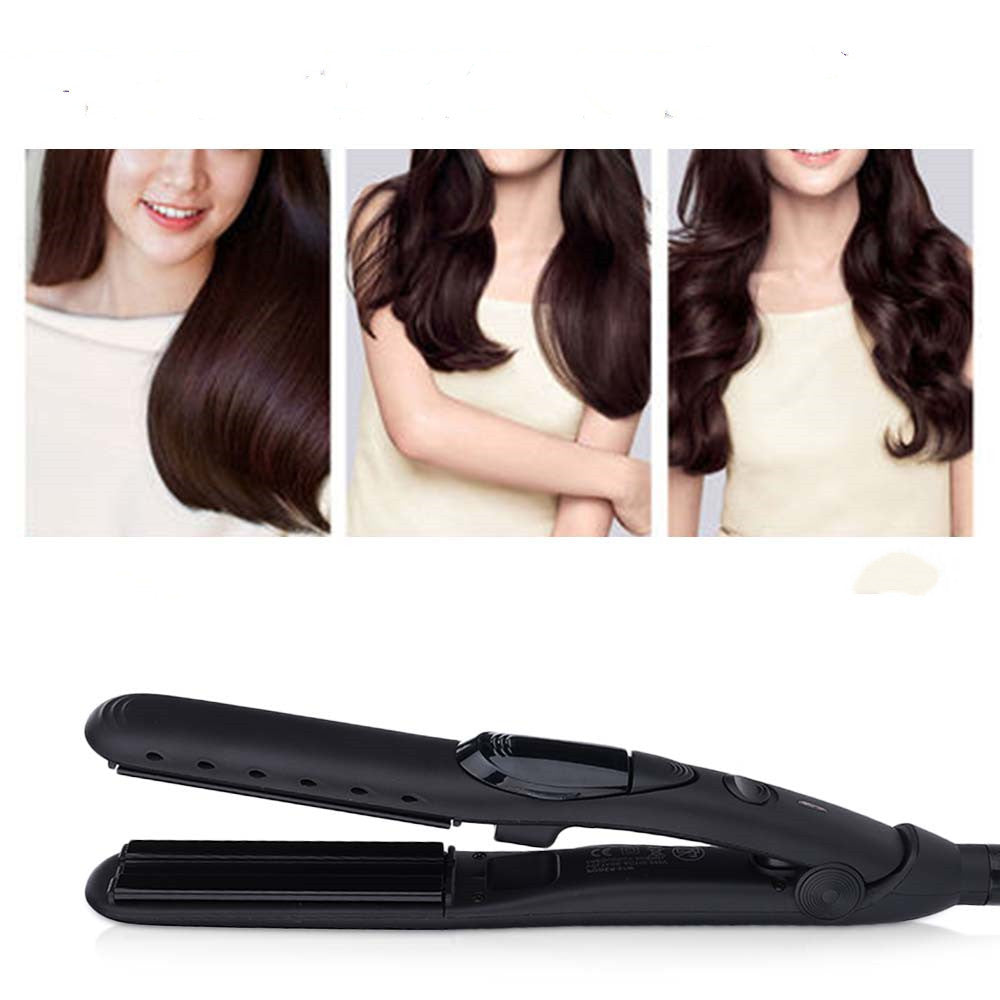 KTX-107731 Dual-Purpose Tourmaline Ceramic Hair Iron for Wet and Dry Styling