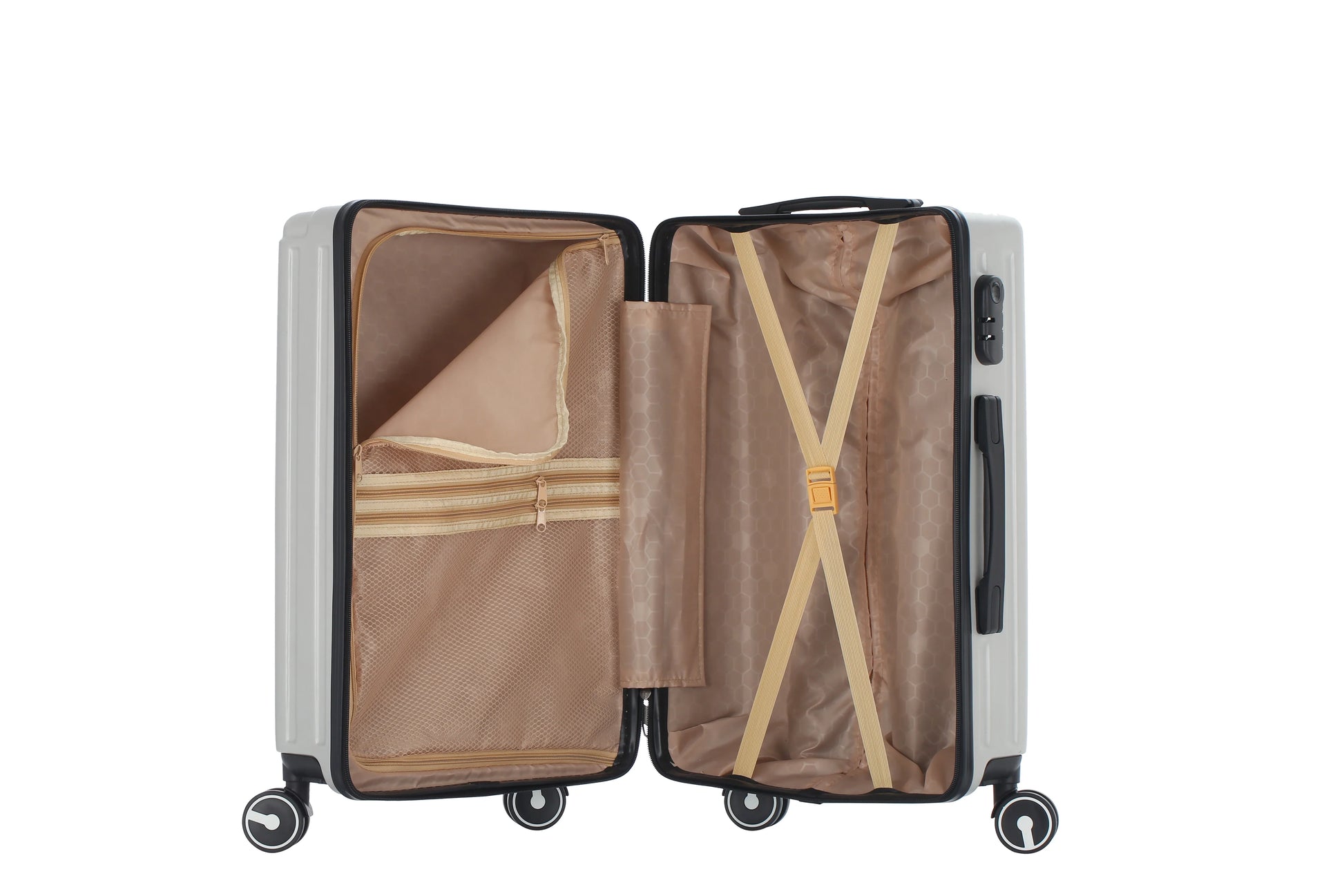 KTX-939091 Waterproof Oxford Cloth Luggage Trolley Case with 4 Wheels for Men and Women - Model XHP145