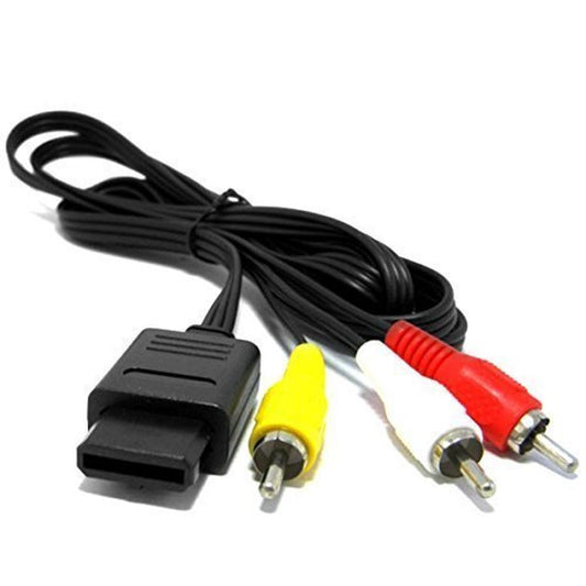 KTX-119571 Video and Audio Cable Extension for SFC, N64, NGC, and WII - 1.6M Length, Black Color