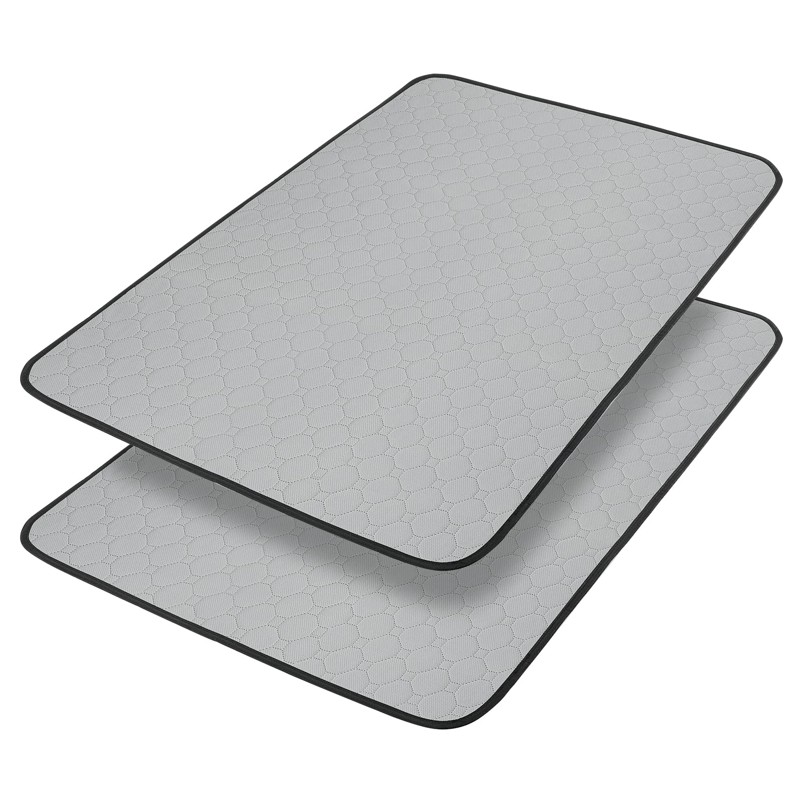 JMT-593738 Washable Waterproof Dog Urine Pad - Non-Slip Training Mat for Puppies and Cats, 89.5 x 59.2 cm, Set of 2