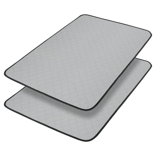 JMT-593738 Washable Waterproof Dog Urine Pad - Non-Slip Training Mat for Puppies and Cats, 89.5 x 59.2 cm, Set of 2