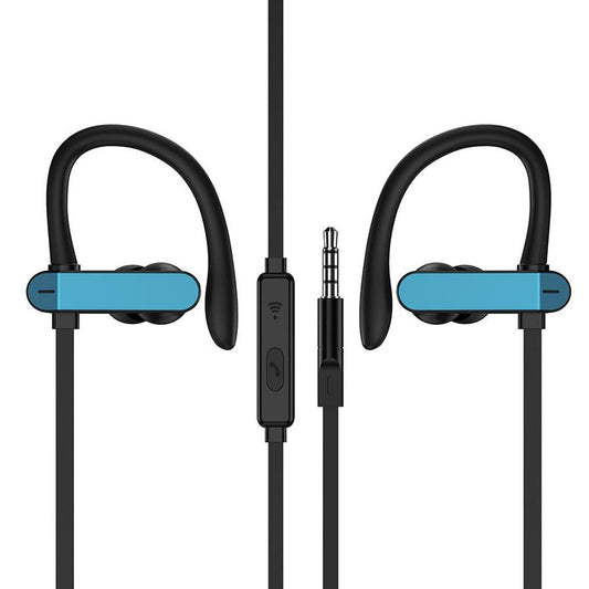 KTX-738131 Sport Running Earbuds with Ear Hooks and Microphone, Compatible with Universal Devices