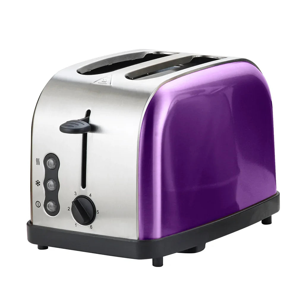 KTX-667411 Stainless Steel 2-Slice Electric Sandwich Toaster with Smart Features