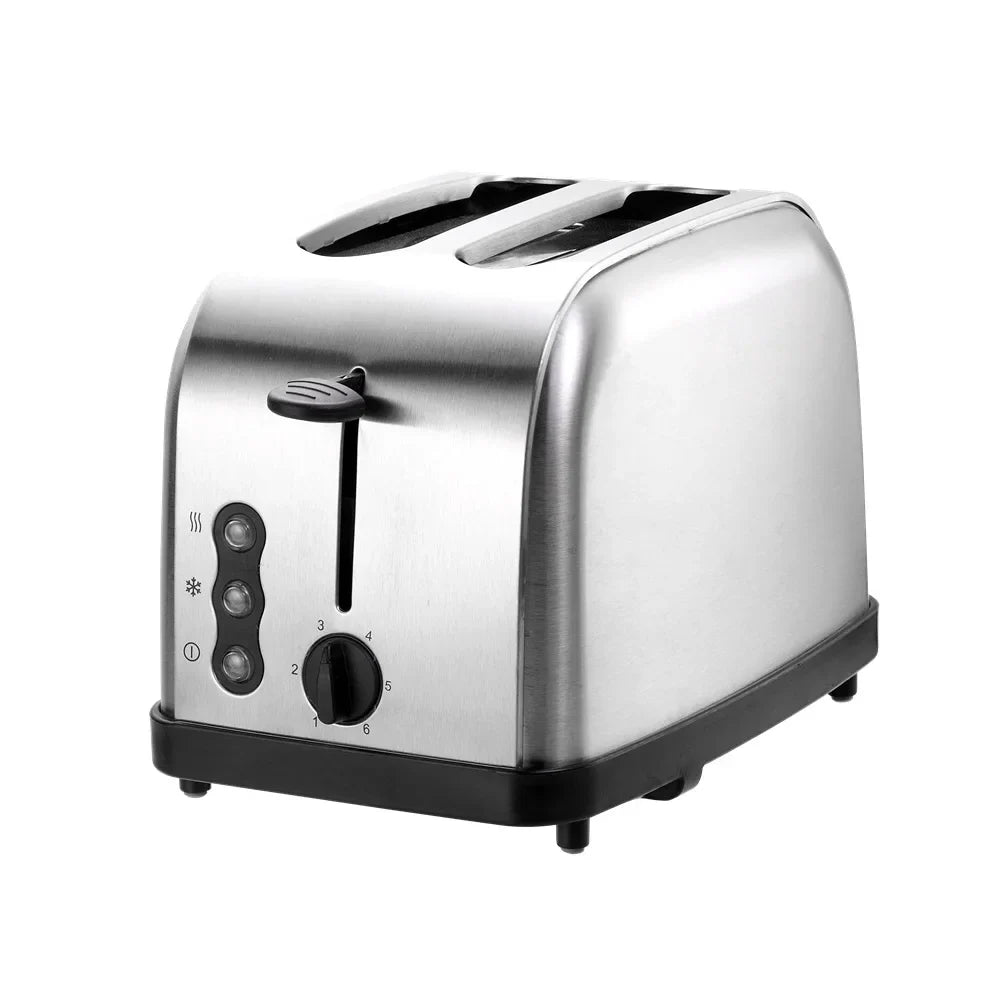 KTX-667411 Stainless Steel 2-Slice Electric Sandwich Toaster with Smart Features