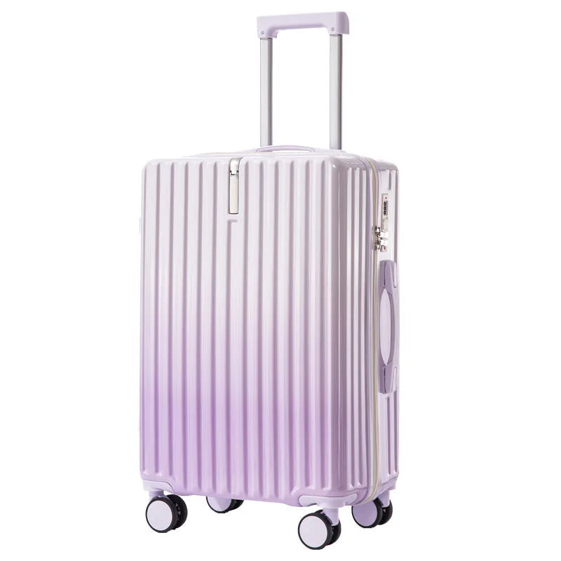KTX-848851 Unisex Spinner Wheel Trolley Suitcase Set - 20, 24, and 28 Inch ABS Cabin Luggage Backpacks