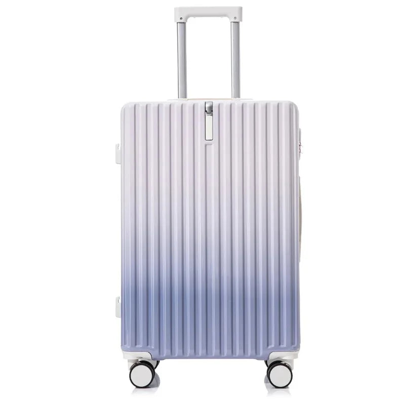 KTX-848851 Unisex Spinner Wheel Trolley Suitcase Set - 20, 24, and 28 Inch ABS Cabin Luggage Backpacks