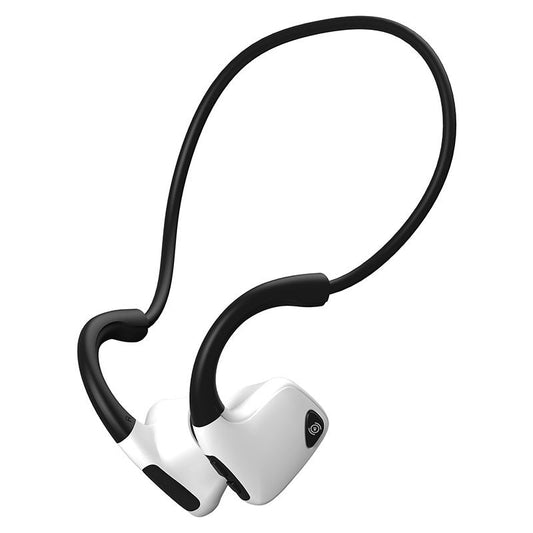 KTX-476691 Bone Conduction Bluetooth Headset with Stereo Sound, Call Function, NFC, and Voice Control - Black and White Options