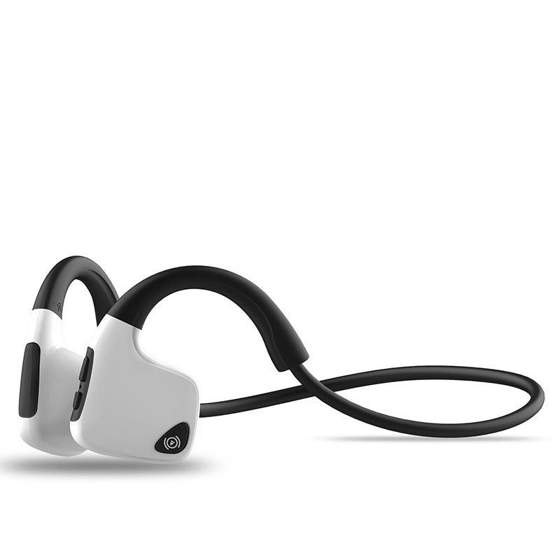 KTX-476691 Bone Conduction Bluetooth Headset with Stereo Sound, Call Function, NFC, and Voice Control - Black and White Options