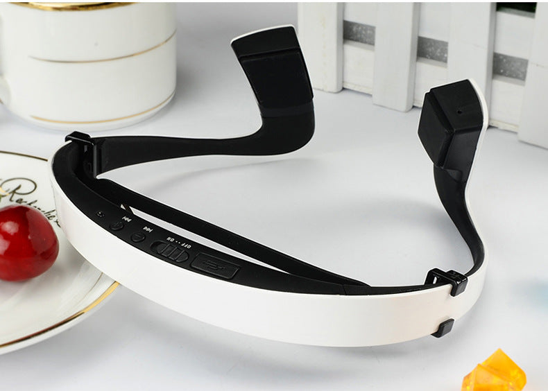 KTX-476691 Bone Conduction Bluetooth Headset with Stereo Sound, Call Function, NFC, and Voice Control - Black and White Options