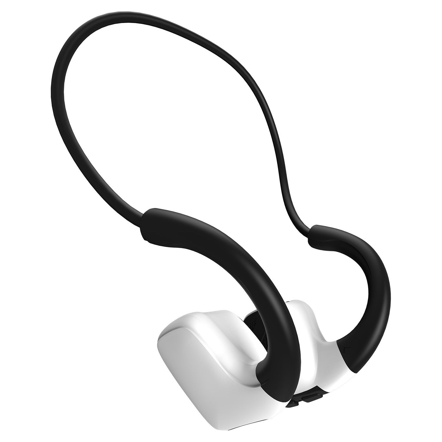 KTX-476691 Bone Conduction Bluetooth Headset with Stereo Sound, Call Function, NFC, and Voice Control - Black and White Options