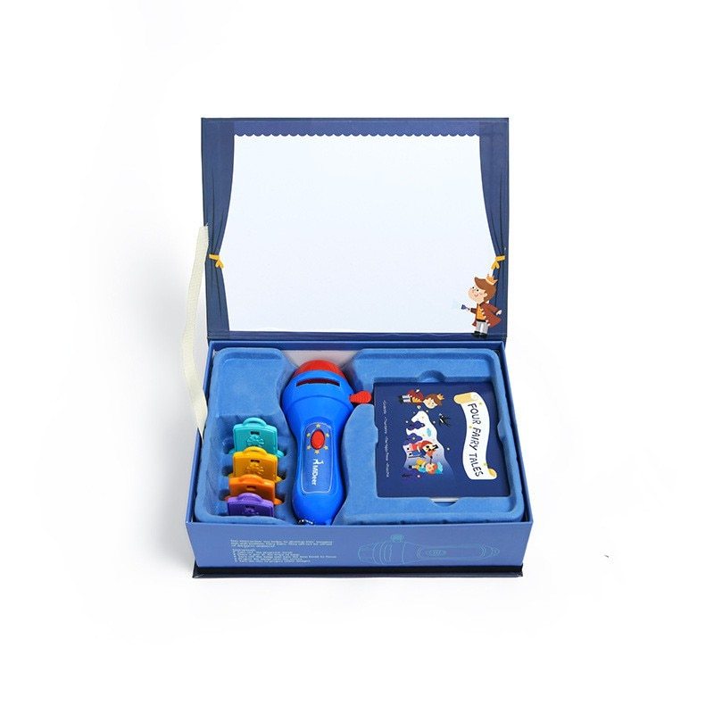 KTX-765651 Children's Storybook Projector Torch with Four Projection Discs and 32 Images for Bedtime Stories