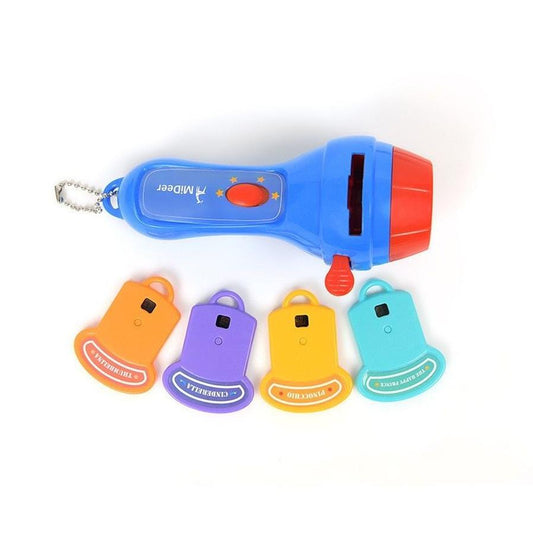 KTX-765651 Children's Storybook Projector Torch with Four Projection Discs and 32 Images for Bedtime Stories