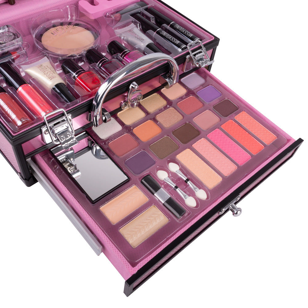 KTX-138835 Girls Makeup Set with 8 Colors for Facial Cosmetics and Nail Art Tools