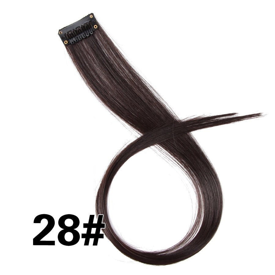 KTX-001683 18-Inch Wig Hair Extension in Vibrant Color with Natural Appearance