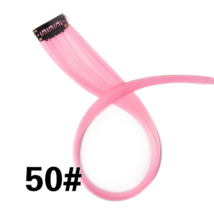 KTX-001683 18-Inch Wig Hair Extension in Vibrant Color with Natural Appearance